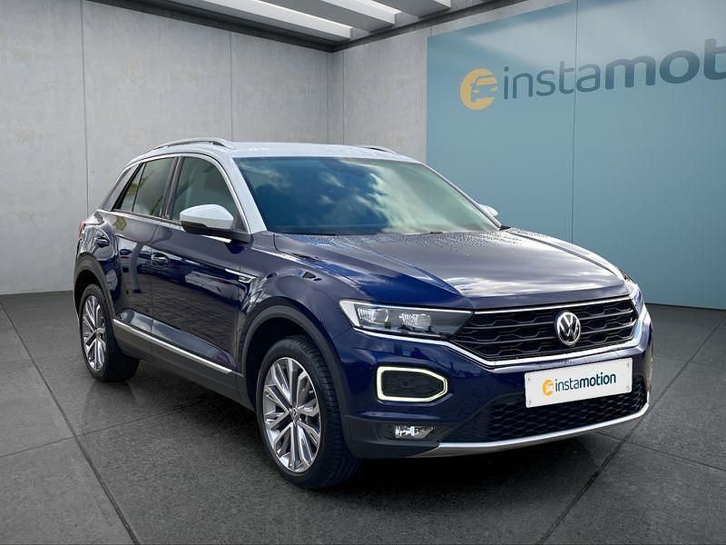 Blau Gebraucht 2019 VW T-Roc SUV | 18.249 € (Etwas zu teuer) - Bild 1/4