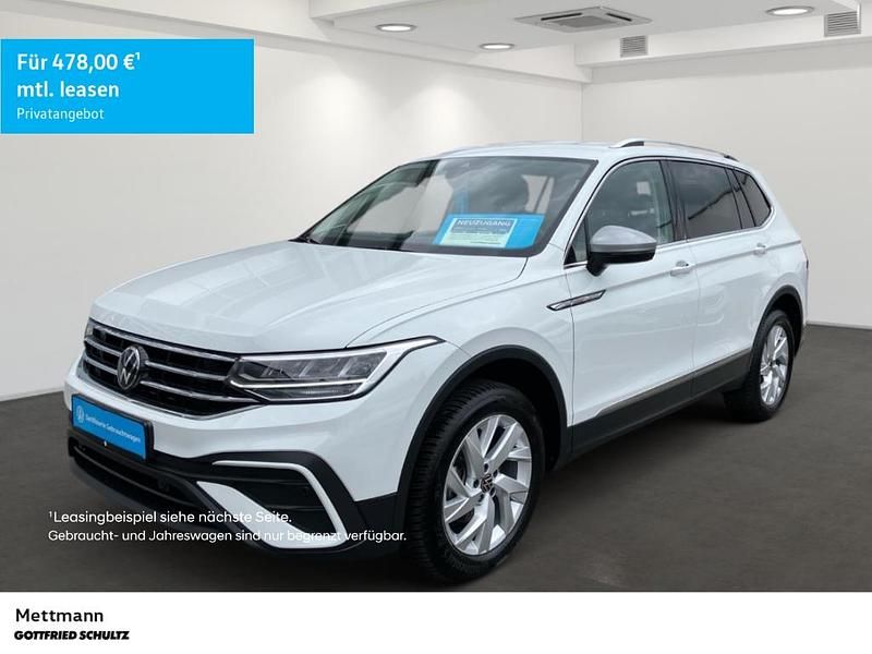Pure white Gebraucht 2024 VW Tiguan Allspace Life SUV | 32.990 € (Guter Preis) - Bild 1/4