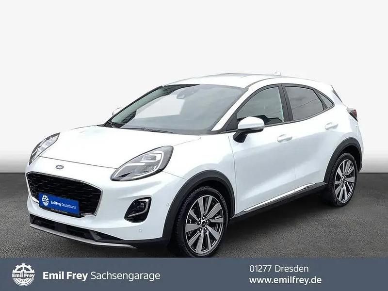 Weiss Gebraucht 2022 Ford Puma Titanium X SUV | 18.940 € (Guter Preis) - Bild 1/4
