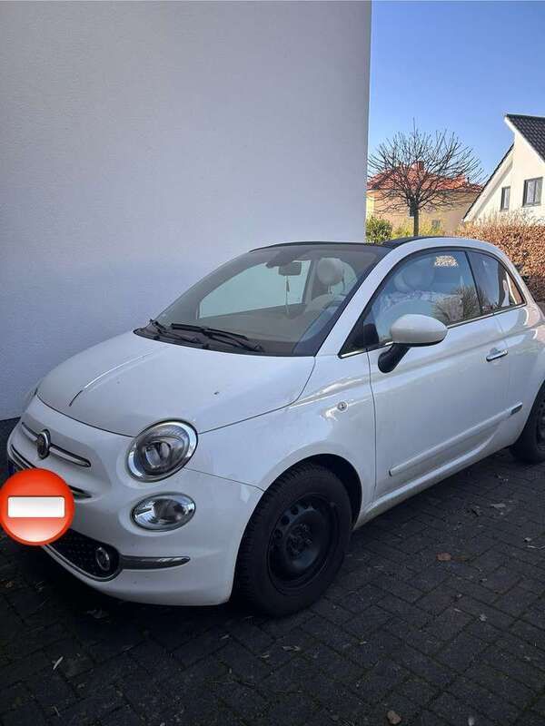 Weiß Gebraucht 2021 Fiat 500 Star Cabrio | 14.000 € (Etwas zu teuer) - Bild 1/4