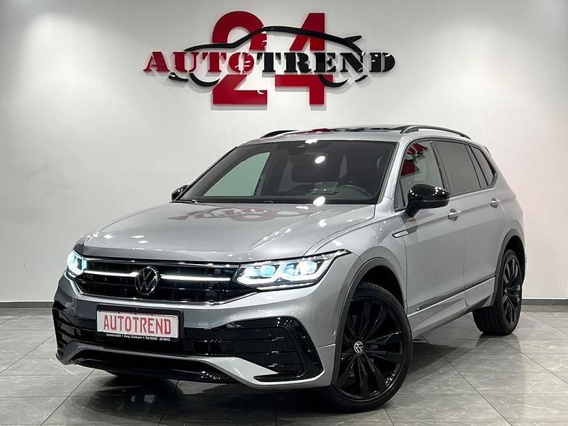Silber Gebraucht 2022 VW Tiguan Allspace R-line SUV | 39.900 € (Teuer) - Bild 1/4