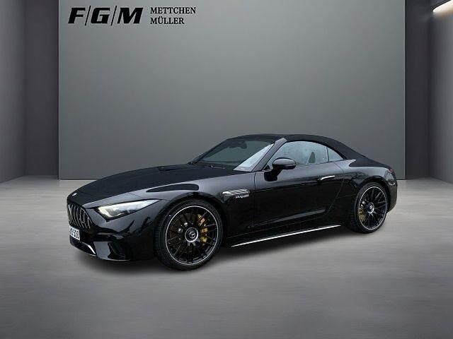 Obsidianschwarz Gebraucht 2023 Mercedes SL63 AMG AMG Cabrio | 134.590 € (Superpreis) - Bild 1/4