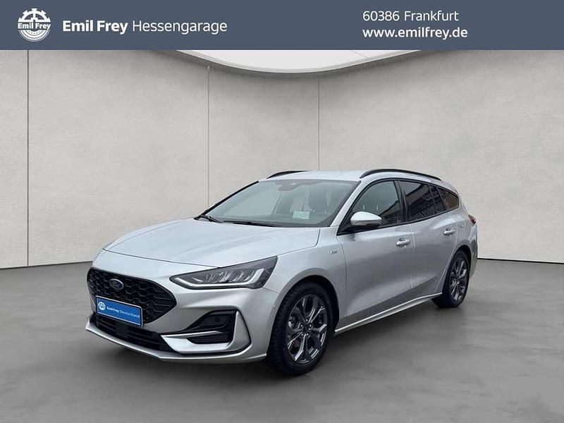 Moondust silber metallic Gebraucht 2023 Ford Focus ST-Line X Kombi | 22.650 € (Fairer Preis) - Bild 1/4