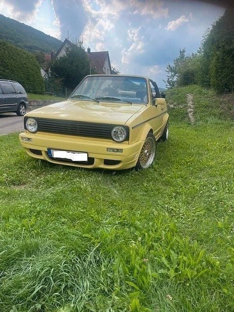 Gelb Gebraucht 1991 VW Golf Cabriolet Cabrio | 9.599 € - Bild 1/4