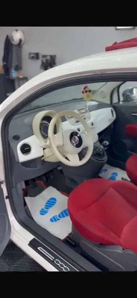 Gebraucht Fiat 500 Pop 69 PS (50 kW) 2010 Weiß Kleinwagen