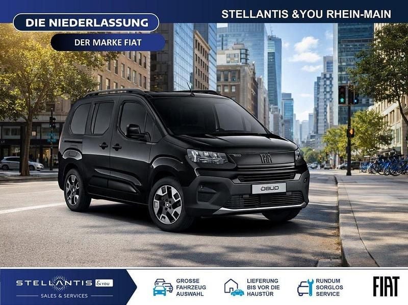 Neu Fiat Qubo La Prima 131 PS (96 kW) 2026 Schwarz Van / Kleinbus