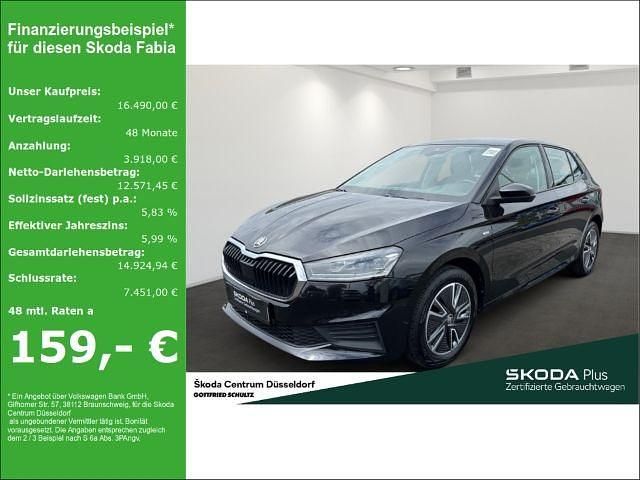 Schwarz Gebraucht 2022 Skoda Fabia Business Line Limousine | 16.490 € (Fairer Preis) - Bild 1/3