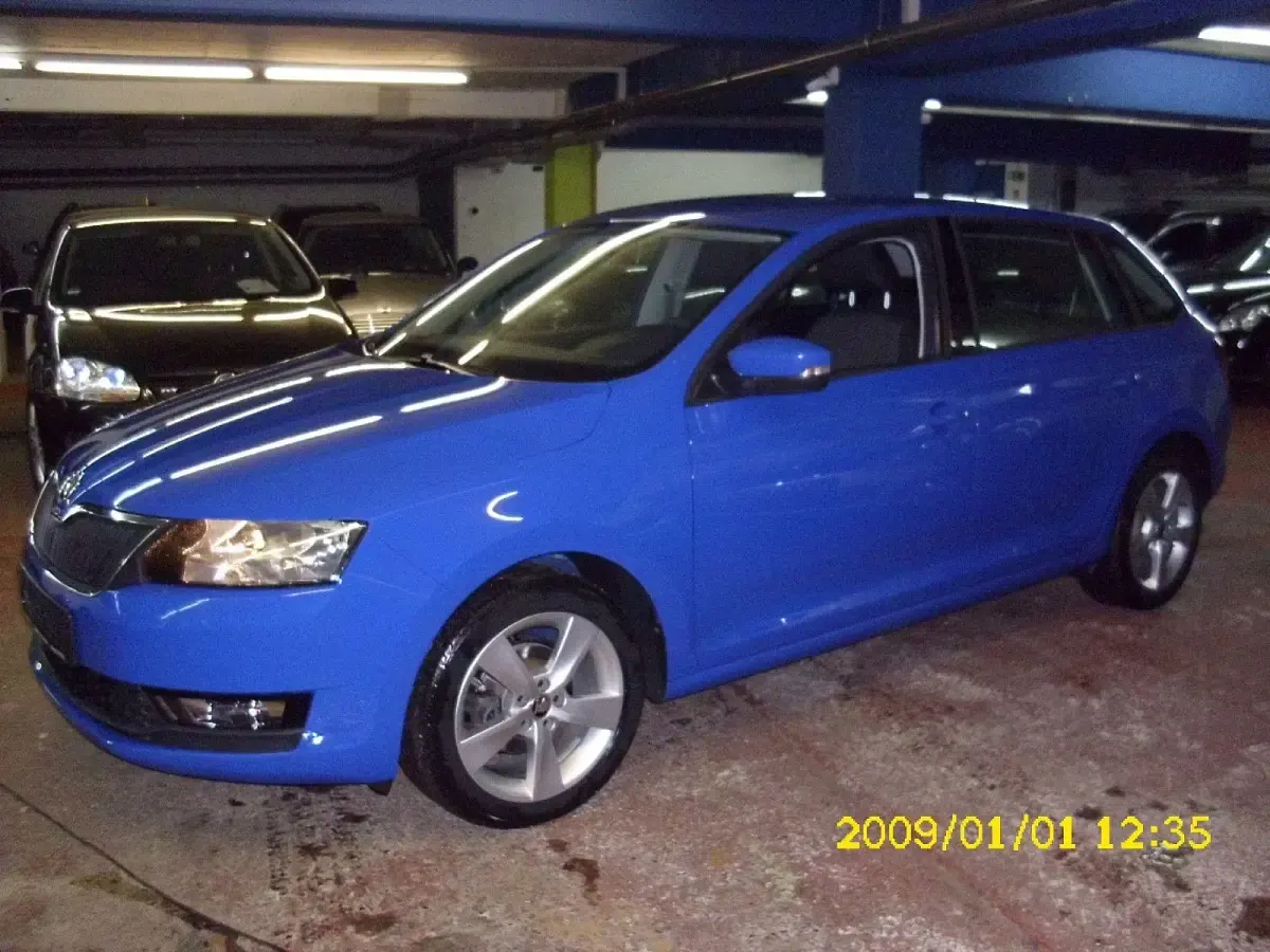 Gebraucht Skoda Rapid Cool Edition 95 PS (69 kW) 2018 Blau Kleinwagen
