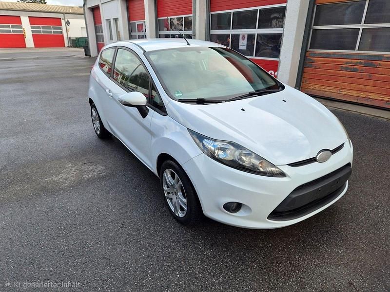 Gebraucht Ford Fiesta Trend 60 PS (44 kW) 2009 Weiß Kleinwagen