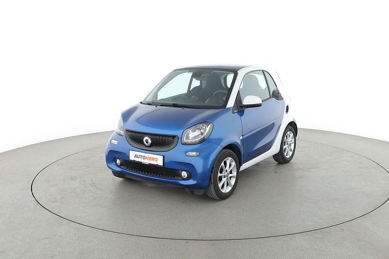 Blau Gebraucht 2015 Smart ForTwo Coupé Basis Kleinwagen | 10.780 € (Fairer Preis) - Bild 1/3