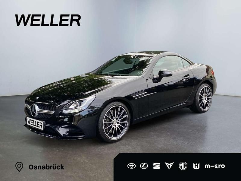 Schwarz Gebraucht 2016 Mercedes SLC180 AMG Cabrio | 25.850 € (Fairer Preis) - Bild 1/3