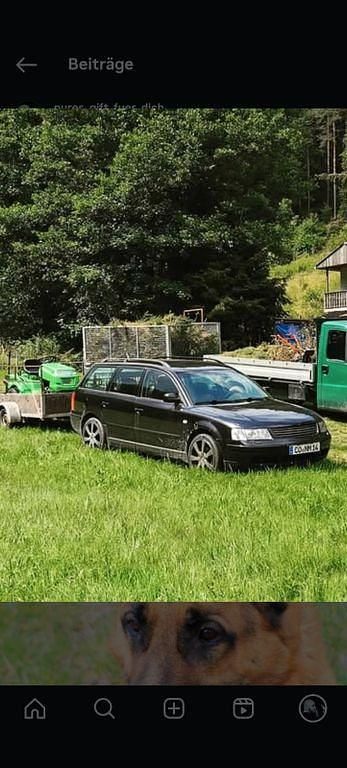 Schwarz Gebraucht 2000 VW Passat Comfortline Kombi | 900 € (Superpreis) - Bild 1/4
