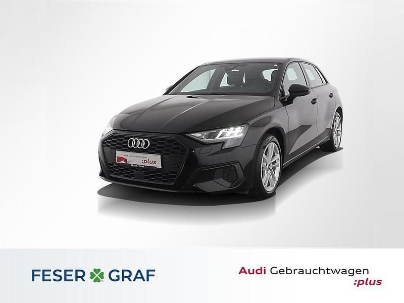 Schwarz Gebraucht 2021 Audi A3 Sportback Comfort Limousine | 19.780 € (Fairer Preis) - Bild 1/4