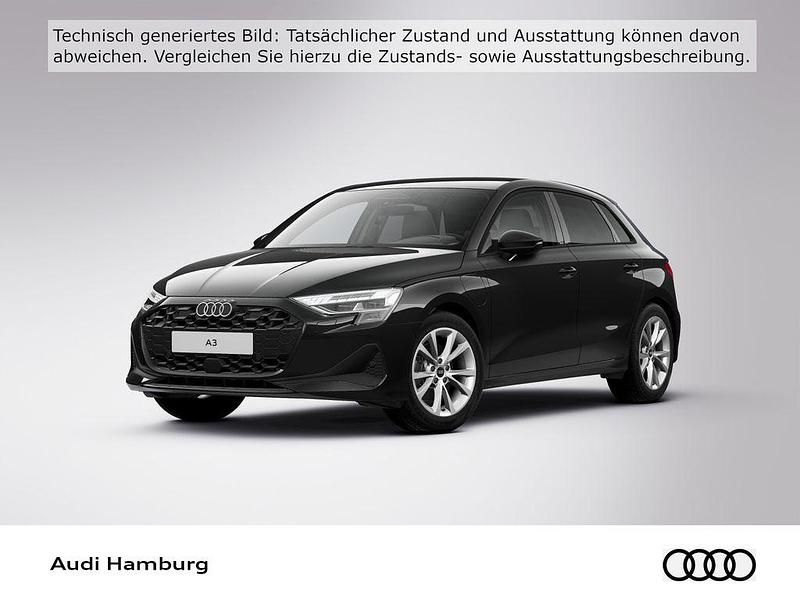 Schwarz Neu 2025 Audi A3 Sportback e-tron Sport Kleinwagen | 38.452 € (Superpreis) - Bild 1/4