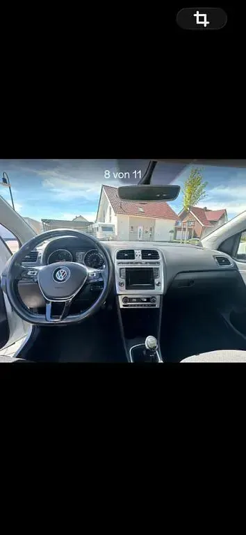 Gebraucht VW Polo Highline 90 PS (66 kW) 2015 Weiß Kleinwagen