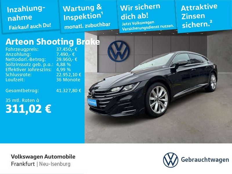 Schwarz (deep black perleffekt) Gebraucht 2024 VW Arteon R-line Kombi | 37.451 € (Etwas zu teuer) - Bild 1/4