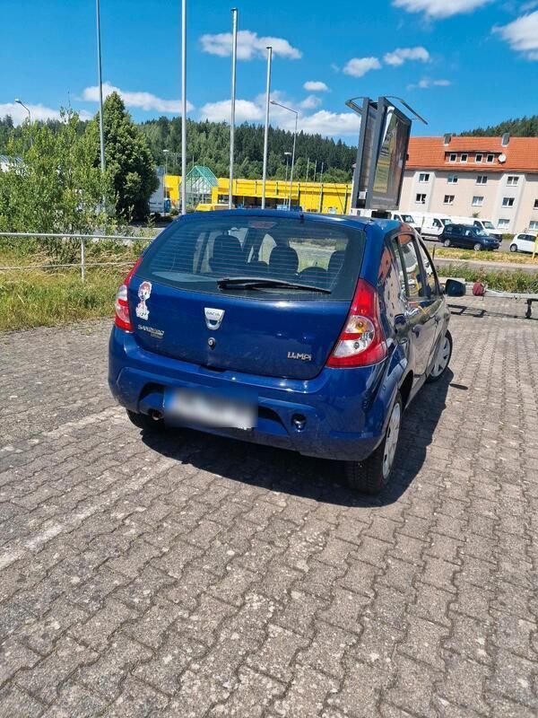 Blau Gebraucht 2008 Dacia Sandero Kleinwagen | 1.200 € (Fairer Preis) - Bild 1/4