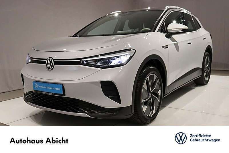 Weiß (gletscherweiß) Gebraucht 2022 VW ID.4 Pure SUV | 24.950 € (Fairer Preis) - Bild 1/4