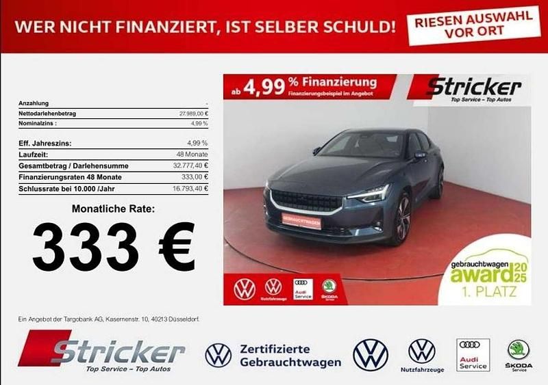 Midnight Gebraucht 2023 Polestar 2 Pilot Limousine | 27.989 € (Fairer Preis) - Bild 1/4
