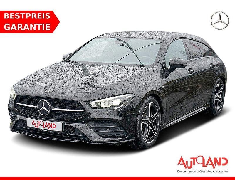 Schwarz Gebraucht 2021 Mercedes CLA180 AMG line Limousine | 24.990 € (Guter Preis) - Bild 1/4
