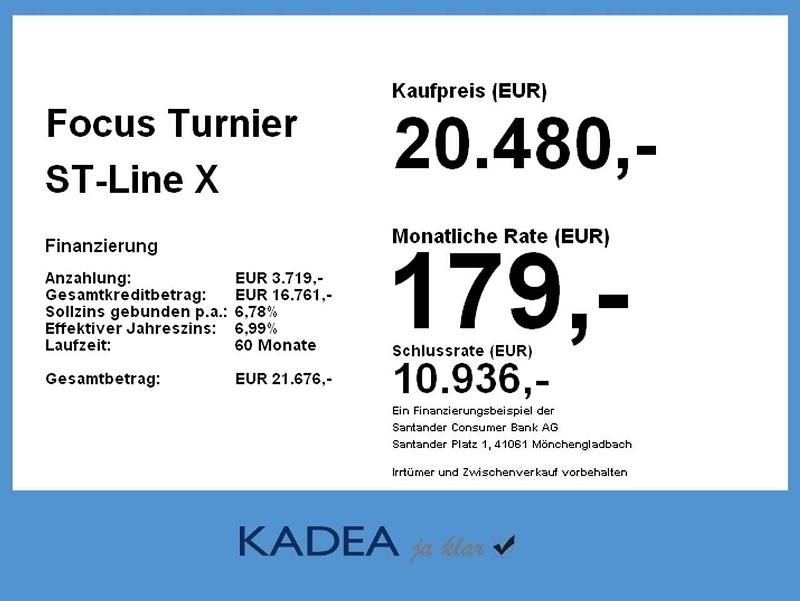 Gebraucht Ford Focus ST-Line X 155 PS (114 kW) 2024 Blau Kombi