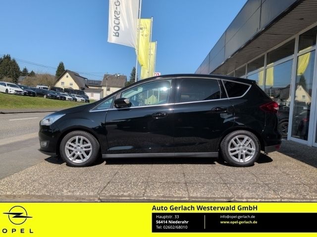 Gebraucht Ford C-MAX Titanium 125 PS (91 kW) 2018 Schwarz Van / Kleinbus