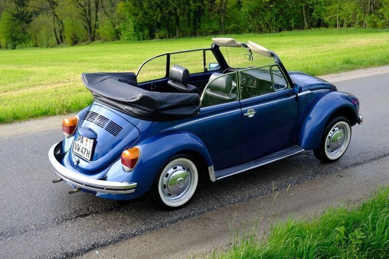 Blau Gebraucht 1972 VW Käfer Cabrio | 21.690 € - Bild 1/4