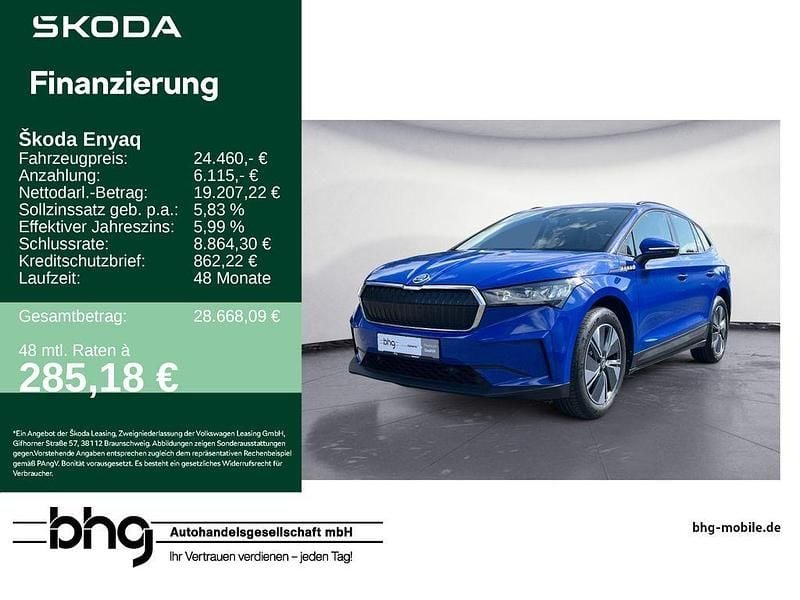 Energyblau Gebraucht 2023 Skoda Enyaq iV SUV | 24.460 € (Fairer Preis) - Bild 1/4