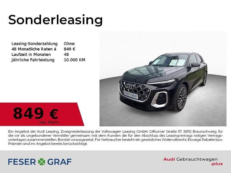 Mythosschwarz metallic Gebraucht 2025 Audi SQ5 Ambiente SUV | 79.890 € (Guter Preis) - Bild 1/4