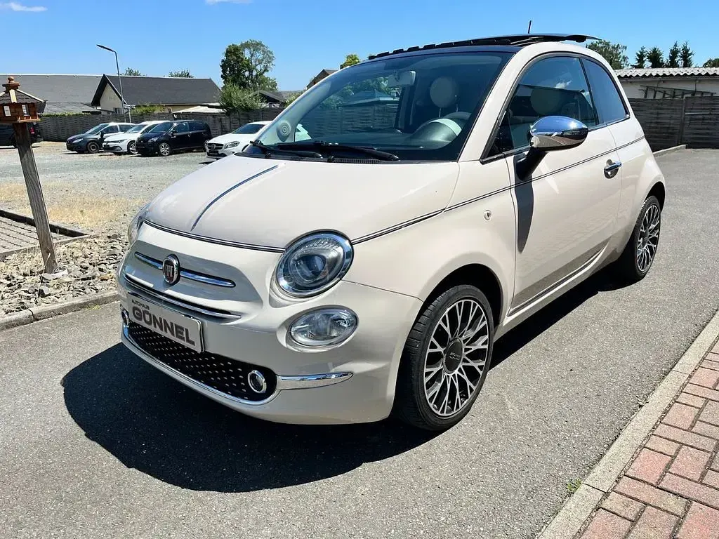 Gebraucht Fiat 500 Collezione 69 PS (50 kW) 2018 Beige Kleinwagen