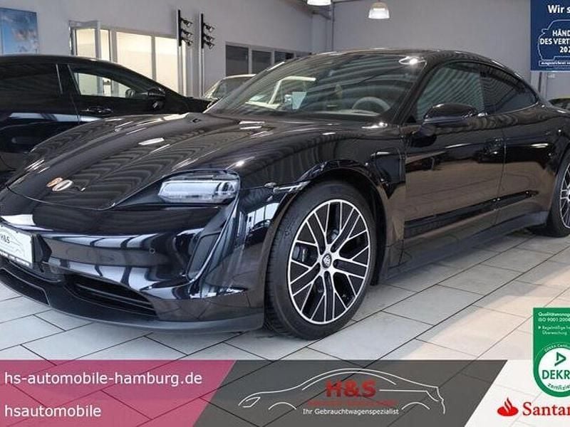 Gebraucht Porsche Taycan 350 kW (476 PS) 2021 Tiefschwarz Kombi