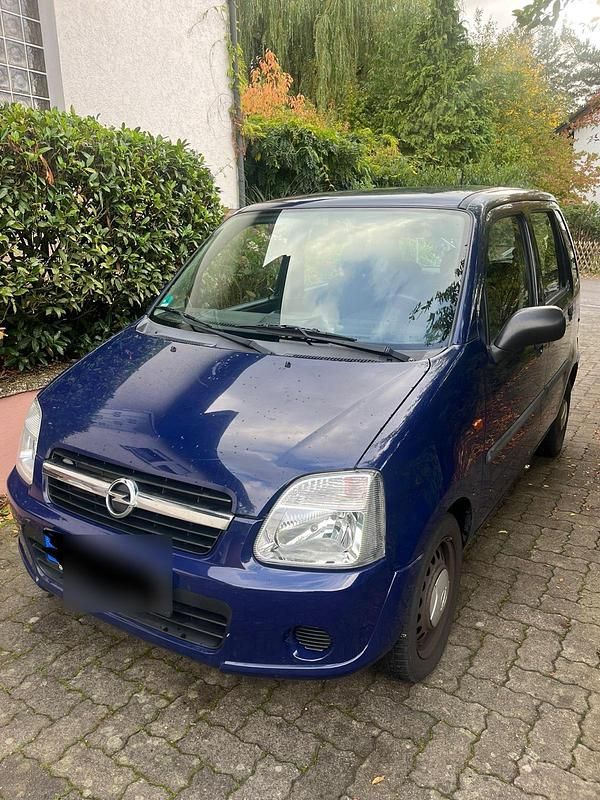 Blau Gebraucht 2004 Opel Agila Kleinwagen | 900 € (Fairer Preis) - Bild 1/4