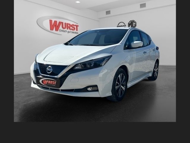 Weiß weiss Gebraucht 2022 Nissan Leaf Acenta Kleinwagen | 13.798 € (Guter Preis) - Bild 1/4