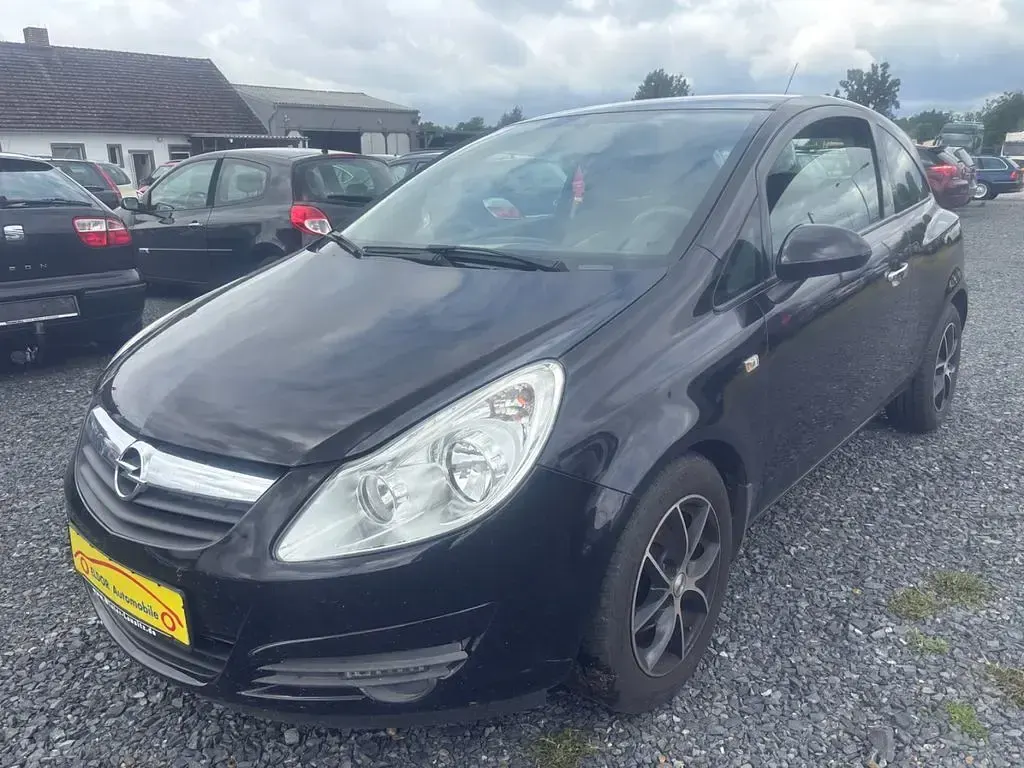 Gebraucht Opel Corsa Selection 60 PS (44 kW) 2009 Schwarz Kleinwagen