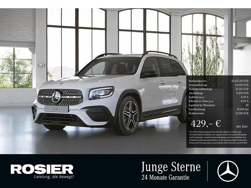 Weiss / polarweiß Gebraucht 2023 Mercedes GLB200 AMG SUV | 43.655 € (Etwas zu teuer) - Bild 1/3