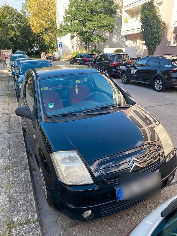 Schwarz Gebraucht 2008 Citroën C2 Kleinwagen | 1.200 € - Bild 1/4