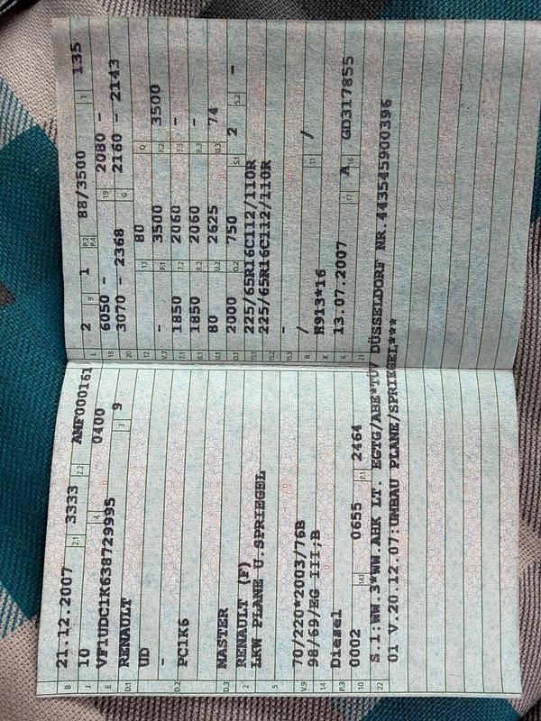 Gebraucht Renault Master 2007 Blau