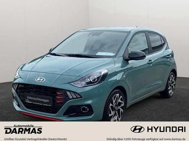 Grün Gebraucht 2023 Hyundai i10 N Line Kleinwagen | 15.990 € (Guter Preis) - Bild 1/4