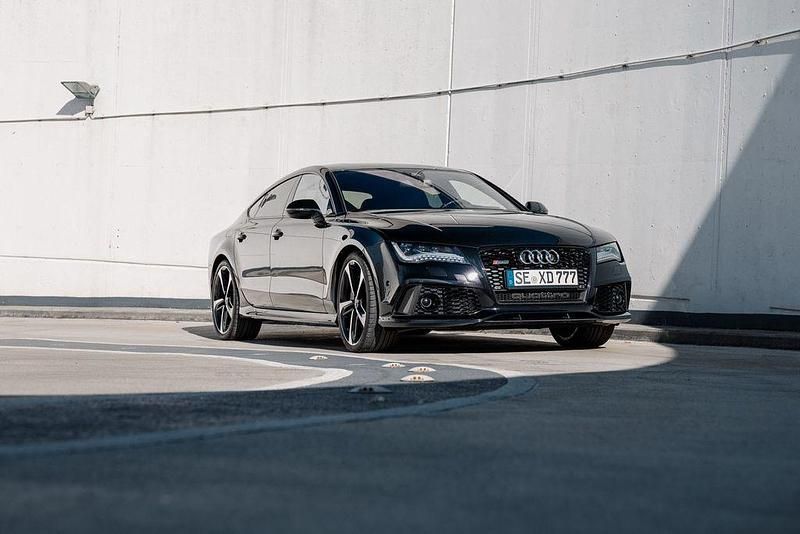 Schwarz Gebraucht 2014 Audi RS7 Sportback Ambiente Kleinwagen | 42.500 € - Bild 1/4