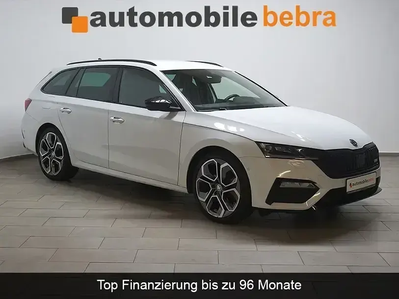 Gebraucht Skoda Octavia RS 200 PS (147 kW) 2021 Moonweiss Kombi