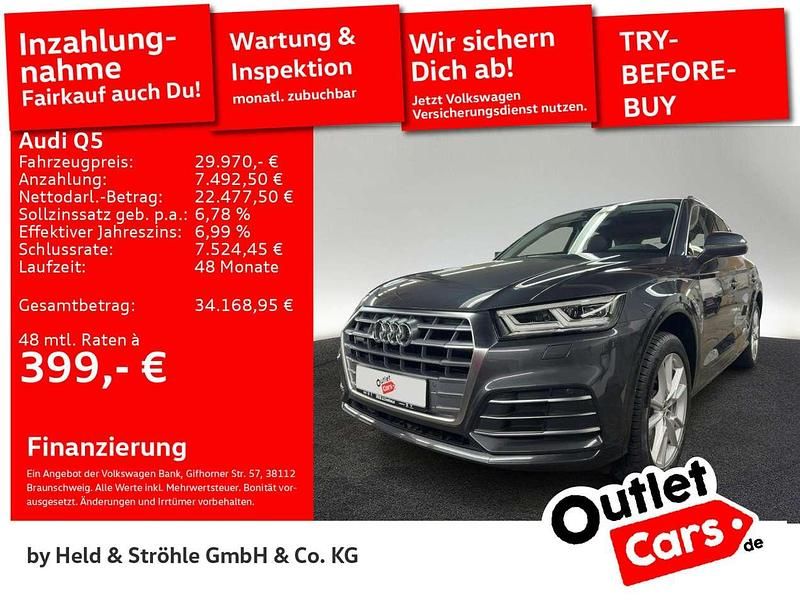 Manhattangrau metallic Gebraucht 2020 Audi Q5 Sport SUV | 29.970 € (Guter Preis) - Bild 1/1