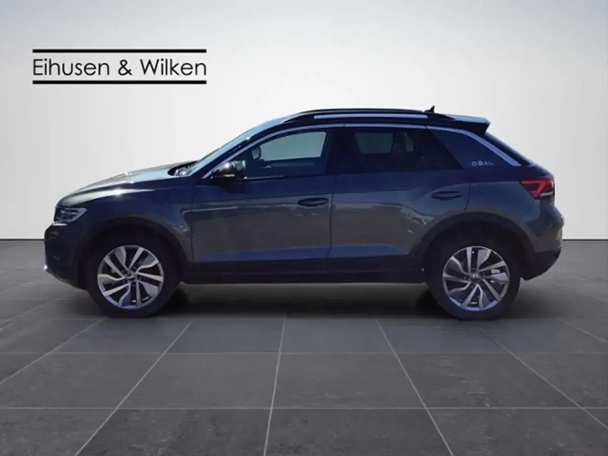 Gebraucht VW T-Roc Goal 150 PS (110 kW) 2026 Indiumgrau metallic / schwarz SUV