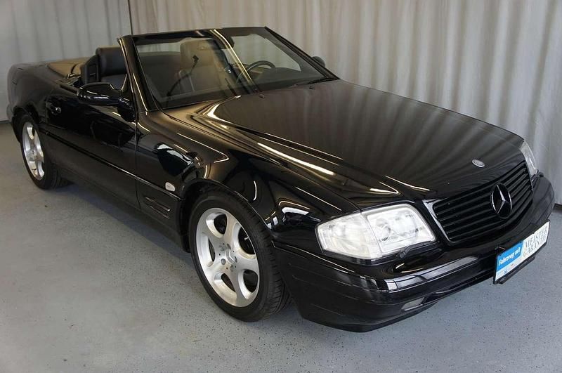 Schwarz Gebraucht 1999 Mercedes SL320 Cabrio | 19.990 € - Bild 1/4
