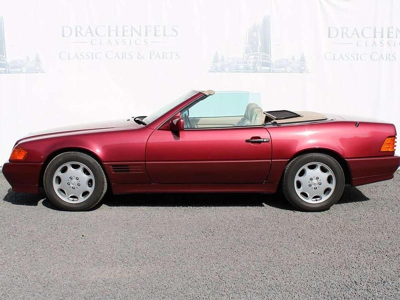 Usata Mercedes SL300 190 CV (139 kW) 1992 Rosso Cabrio