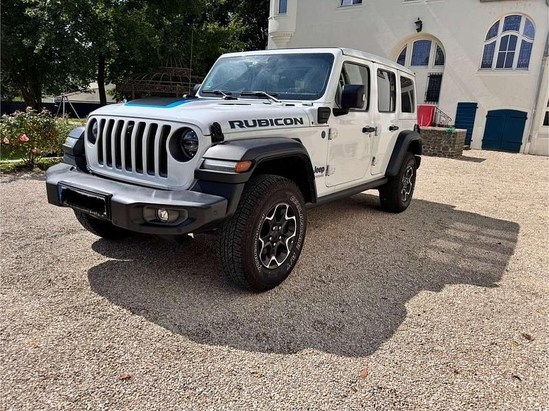 Weiß Gebraucht 2022 Jeep Wrangler Unlimited SUV | 54.800 € (Guter Preis) - Bild 1/4