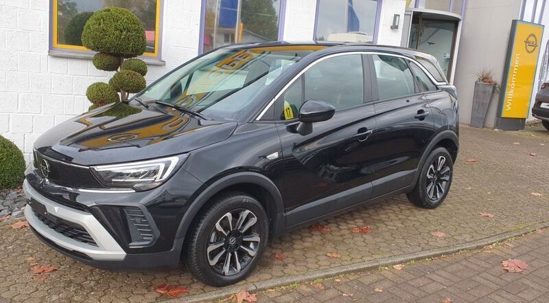 Diamant schwarz/karbon schwarz Gebraucht 2021 Opel Crossland X Elegance SUV | 16.999 € (Fairer Preis) - Bild 1/4