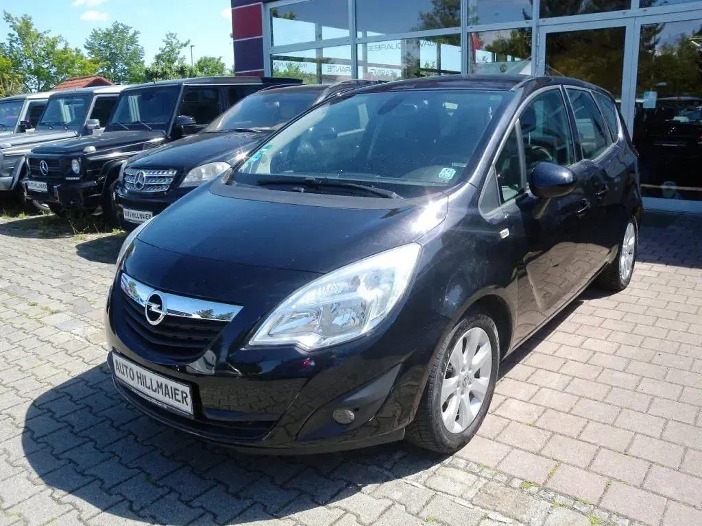 Gebraucht Opel Meriva Edition 101 PS (74 kW) 2010 Schwarz Van / Kleinbus