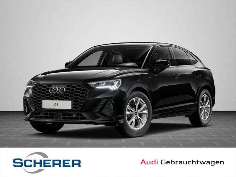 Mythosschwarz metallic Gebraucht 2025 Audi Q3 S-Line SUV | 39.880 € (Fairer Preis) - Bild 1/2
