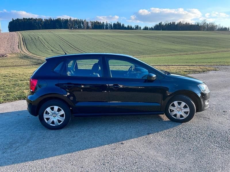 Gebraucht VW Polo Trendline 69 PS (50 kW) 2010 Schwarz Kleinwagen