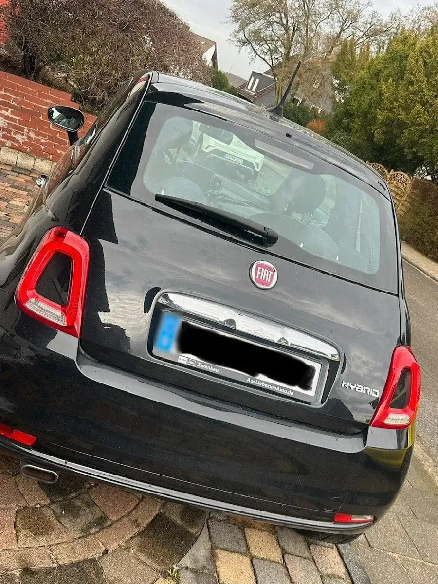 Gebraucht Fiat 500 Lounge 69 PS (50 kW) 2020 Schwarz Limousine